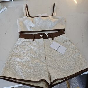 Casablanca monogrammed patterned set